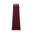 Vero Moda Tall Grace maxi singlet dress syrah 