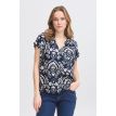 Fransa Seen tee 6 navy blazer 