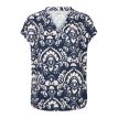 Fransa Seen tee 6 navy blazer 
