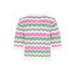 B Young Mmorla ss cardigan phlox pink zig zag 
