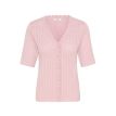 B Young Mobbe rib cardigan parfait pink 