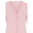 B Young Mobbe rib cardigan parfait pink 