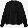 Vero Moda Tall Fanni Ls V-Neck Top Wvn Noos Black 