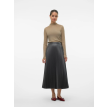 Vero Moda Tall Bellaholly 7-8coated skirt black 