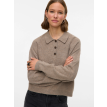 Vero Moda Tall Exciting polo neck pullover silver mink 