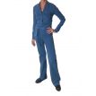 Zip73 Evi jumpsuit jeans straight wonderful blue 