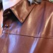 Voyar la Rue Daisy jurk vegan leather cognac 