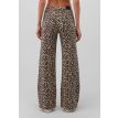 MAVI Malibu hr loose wide leg leopard denim 