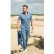 Ledub Madrid polo MF stretch mid blue 