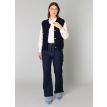 YEST Brenda vest mouwloos dark navy 