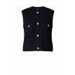 YEST Brenda vest mouwloos dark navy 