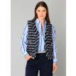 YEST Bertrada gilet dark navy/multi colour 