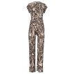 Smashed Lemon Tall Fleur jumpsuit off white brown 