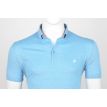 Eden Valley Dublin polo uni melange aqua 