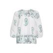 Smashed Lemon Bulli 7/8 blouse white/green 
