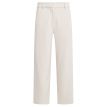 Smashed Lemon Imani pants wide fit visgraat sand 