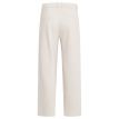 Smashed Lemon Imani pants wide fit visgraat sand 