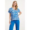 Smashed Lemon Ilse top blue/white 