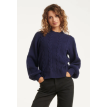 Smashed Lemon Tall Saar knit trui 675 navy 