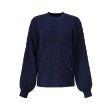Smashed Lemon Tall Saar knit trui 675 navy 