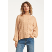 Smashed Lemon Tall Saar knit trui 735 camel 