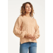 Smashed Lemon Tall Saar knit trui 735 camel 