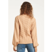 Smashed Lemon Tall Saar knit trui 735 camel 