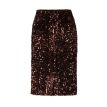 YEST Philippa rok pailletten copper brown 
