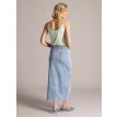 YEST Sammy skirt bleach blue denim 