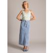 YEST Sammy skirt bleach blue denim 