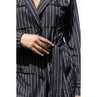 Kimara Tall Noah blazer dotted pinstripe 