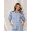Kimara Tall Belle blouse light blue denim 