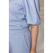 Kimara Tall Belle blouse light blue denim 