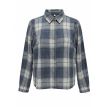 ICNK Tall Tilde blouse cotton check snowwash 306 denim 