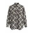 ICNK Tall Chevron blouse casual check 603 brown 