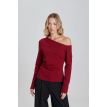 Phebe Tall Faye top a-sym burgundy 