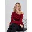 Phebe Tall Faye top a-sym burgundy 