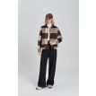 Phebe Leya jacket brown with beige 