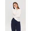 Phebe Tall Saar shirt longsleeve wit 