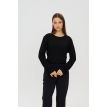 Phebe Tall Saar shirt  longsleeve zwart 