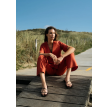 Zizo Tall Nadore blazer k-mouw split light clay 