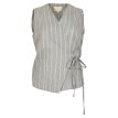 Zizo Tall Sophia gilet silver stripe 