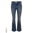 DNM Pure Flynn flap broek flared dirty blue 