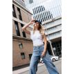 DNM Pure Tall Sixth Av. wide leg light blue 