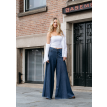 DNM Pure Tall Houston super wide leg mid blue 