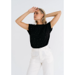 Maicazz Tall Nana t-shirt glitter zwart/zilver 