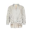 Maicazz Tall Sense lng blouse silver stripe 