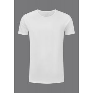 Slater Houston shirt basic fit o-neck slim white 2P