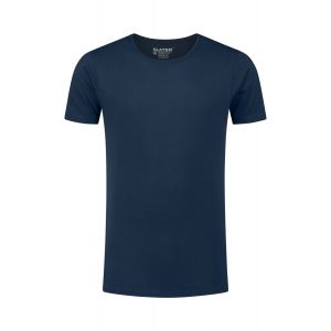 Slater Houston shirt basic fit o-neck slim navy 2P