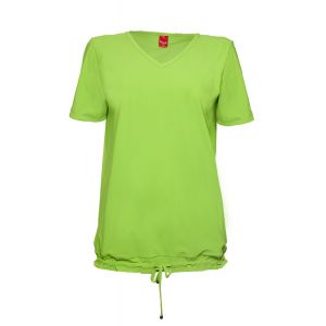 Only M Eline shirt v-hals koord travel lime